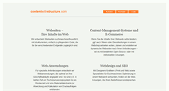 Desktop Screenshot of contentwithstructure.com